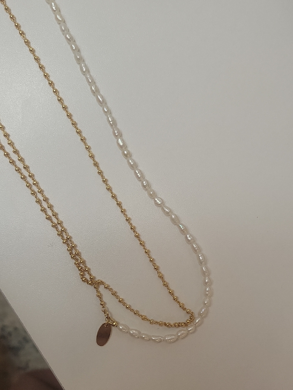 Pearl and gold